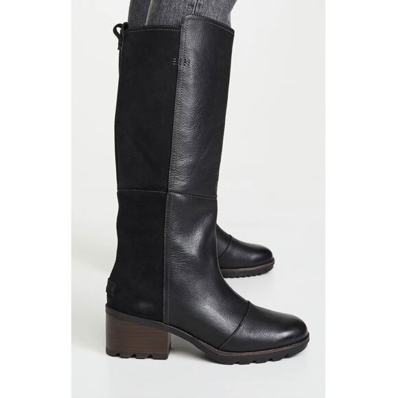 SOREL Cate Tall Boots Black - Picture 1 of 12